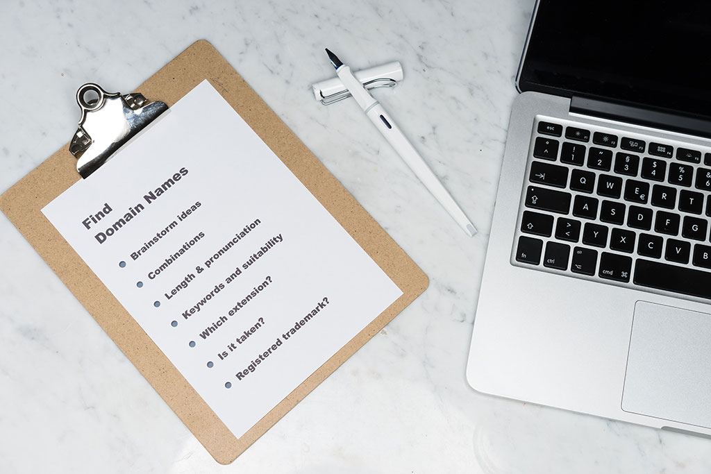 domenenavn og webside