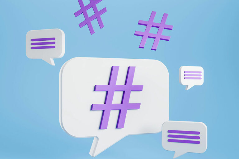 hvordan hashtagge