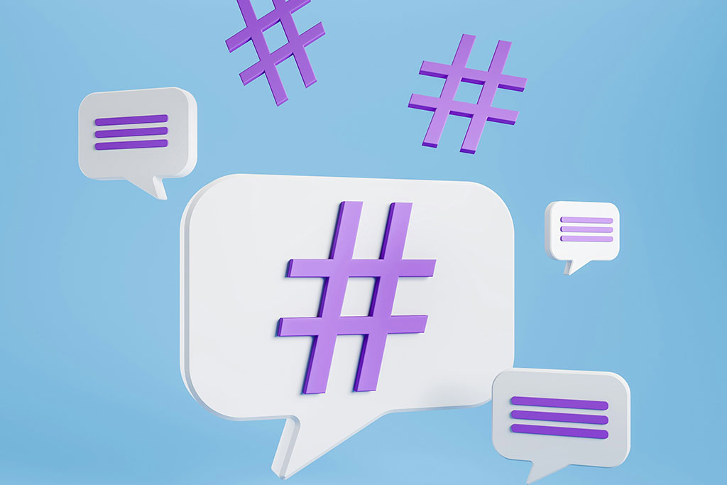 hvordan hashtagge