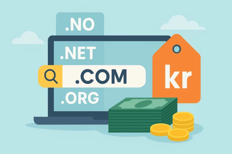 Hva koster et domene i 2025? En komplett guide til priser og tips